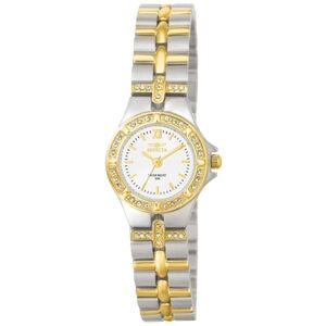 Invicta Women's Gold and Silver Crystal Watch #0133